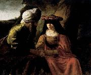 Rembrandt Peale Judah and Tamar oil